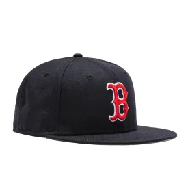 New Era 59Fifty Retro On-Field Boston Red Sox Game Hat - Navy