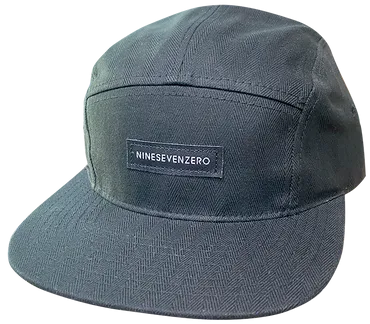 NINESEVENZERO 5 Panel Hat - Black