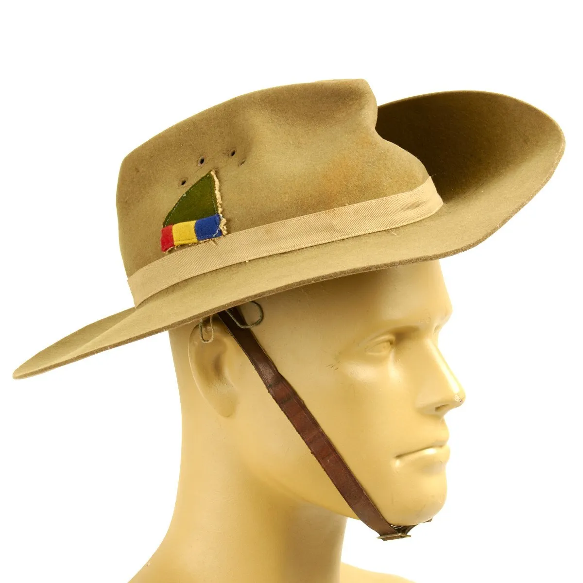 Original British WWII 1943 Chindits Special Forces WAFF Named Tropical Slouch Bush Hat