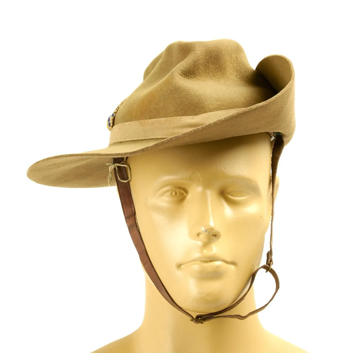Original British WWII 1943 Chindits Special Forces WAFF Named Tropical Slouch Bush Hat
