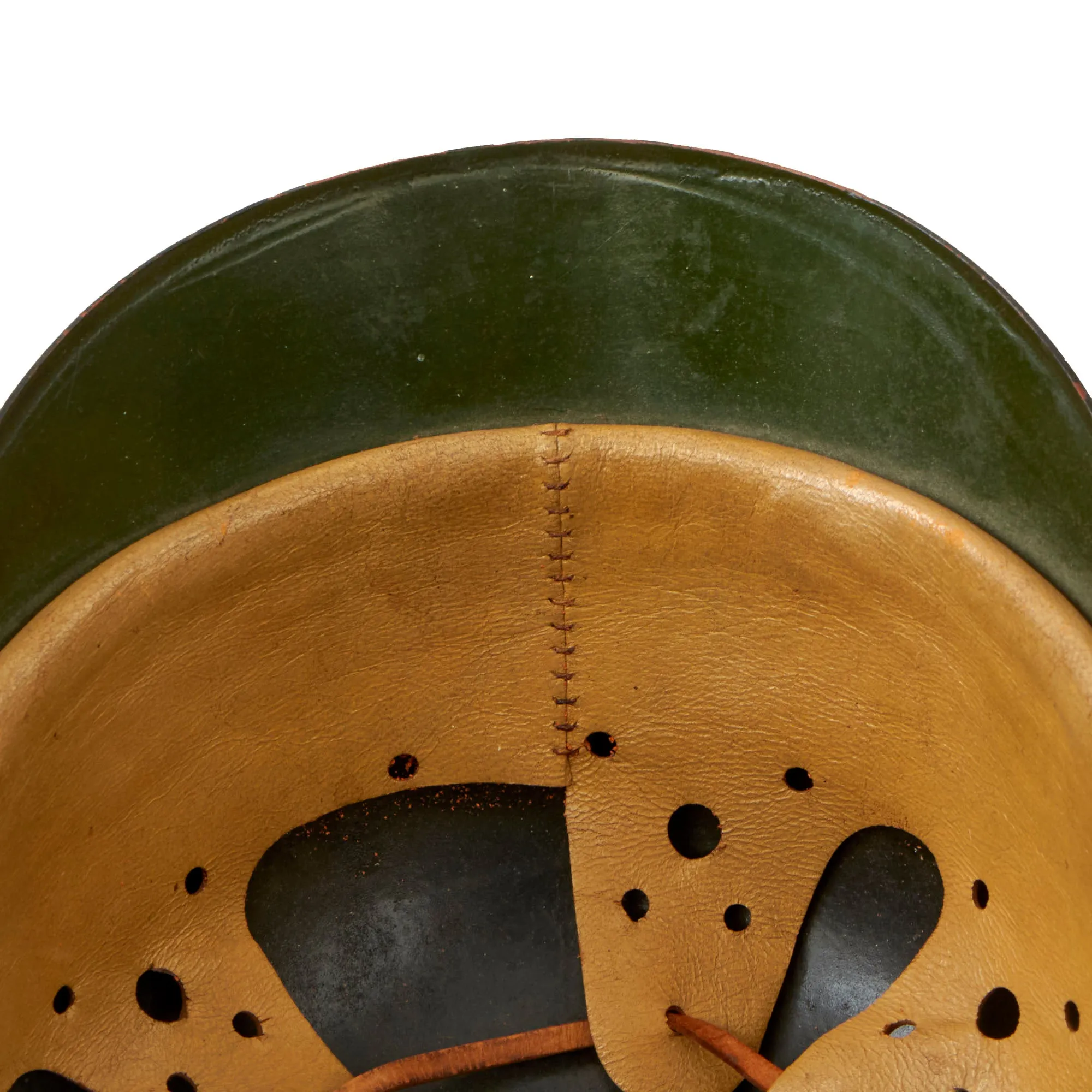 Original German WWII 1937 Dated Late Pattern Rural Police Shako by EREL - Size 61