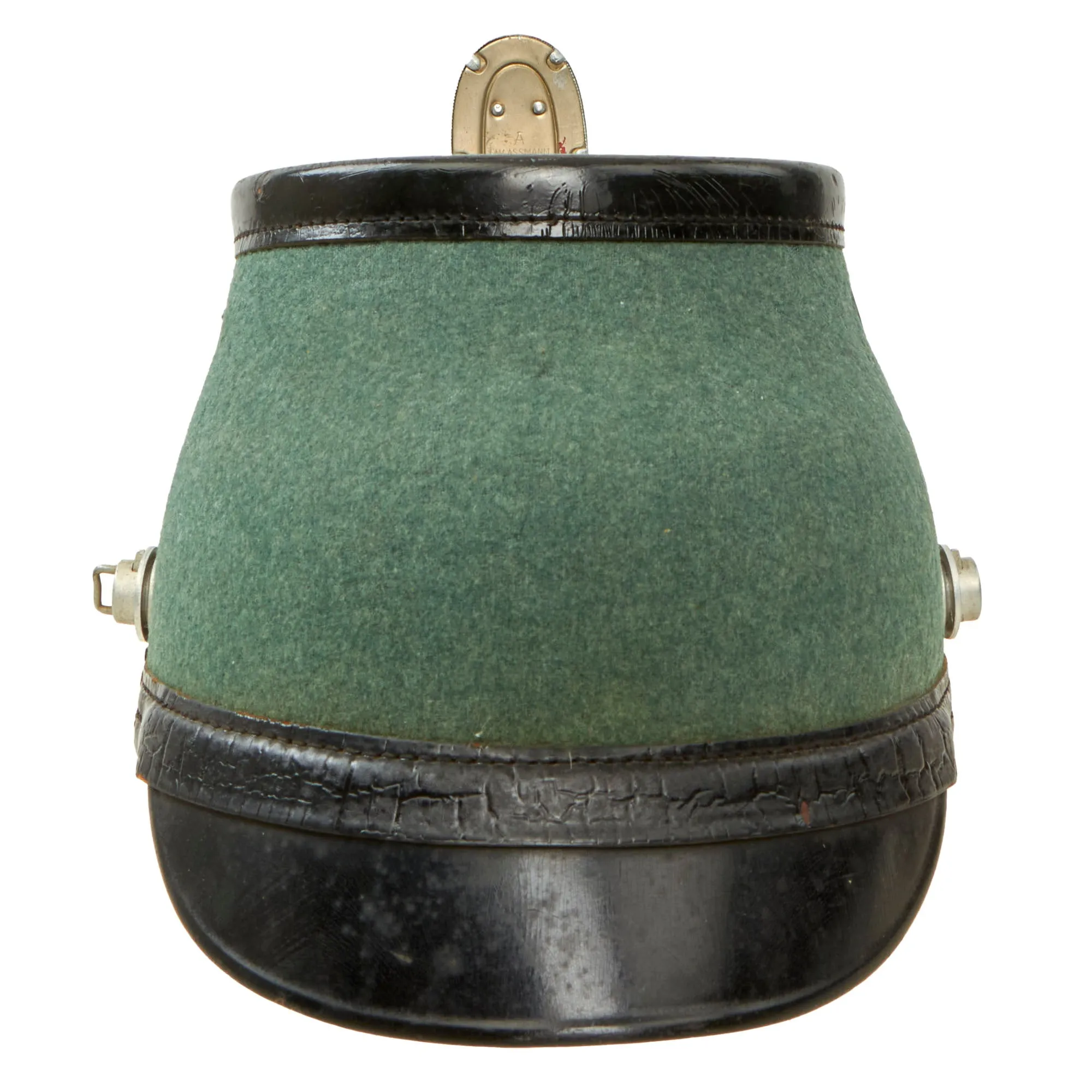 Original German WWII 1937 Dated Metropolitan Police Shako by Hans Römer with Kassel Police Marking - size 57