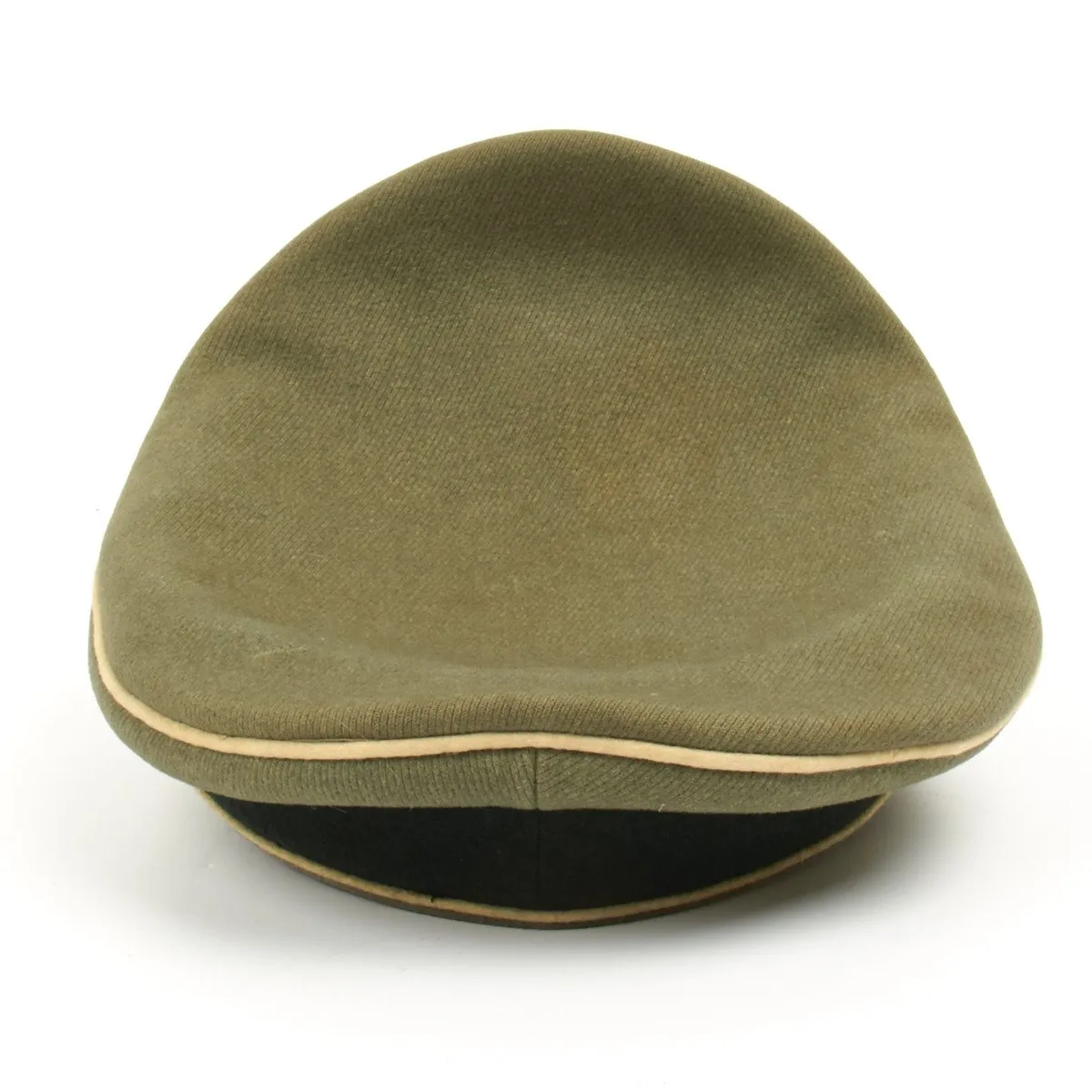 Original German WWII Army Heer Officer Visor Cap by EREL (Double Marked)