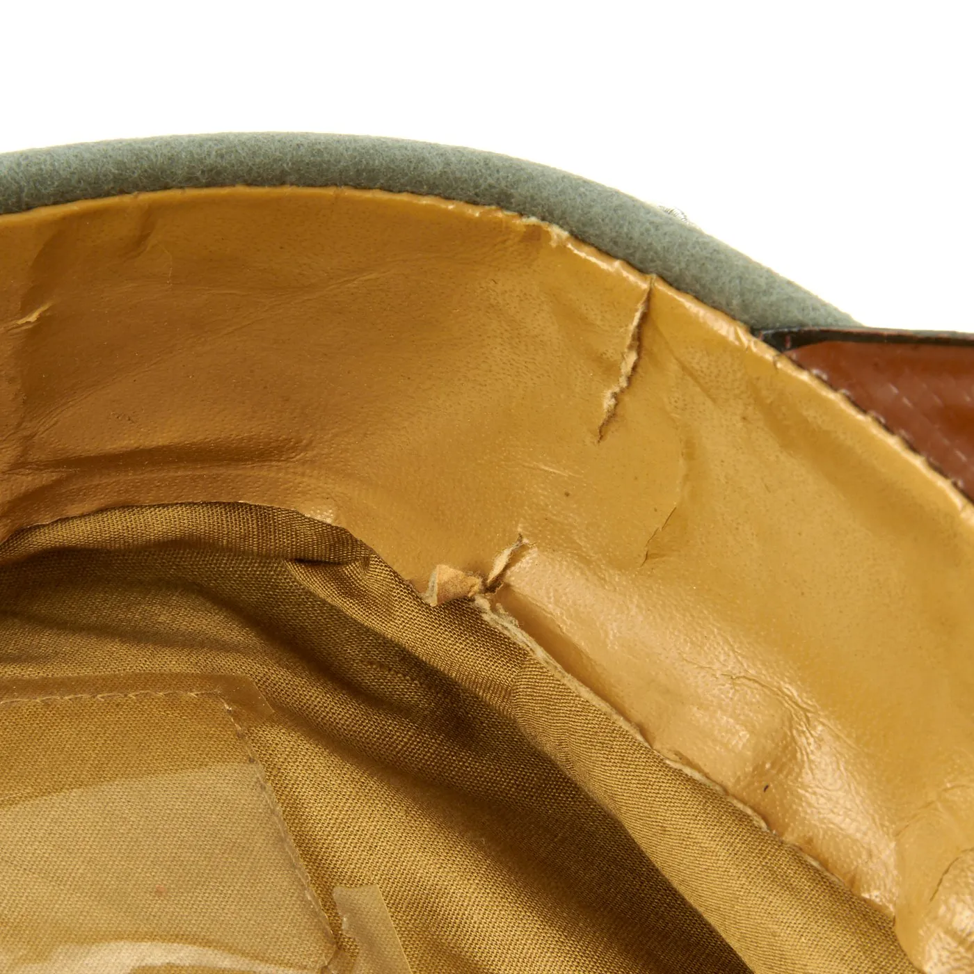 Original German WWII Army Heer Officer Visor Cap by Kassel