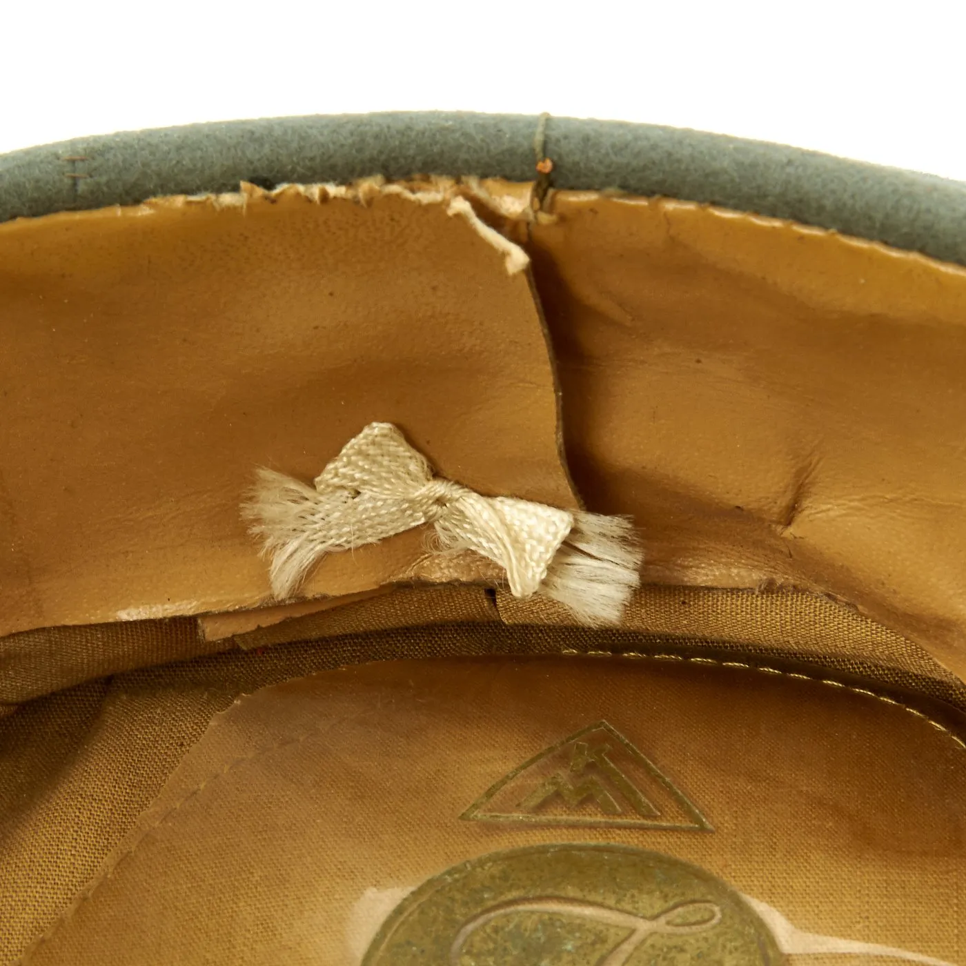 Original German WWII Army Heer Officer Visor Cap by Kassel