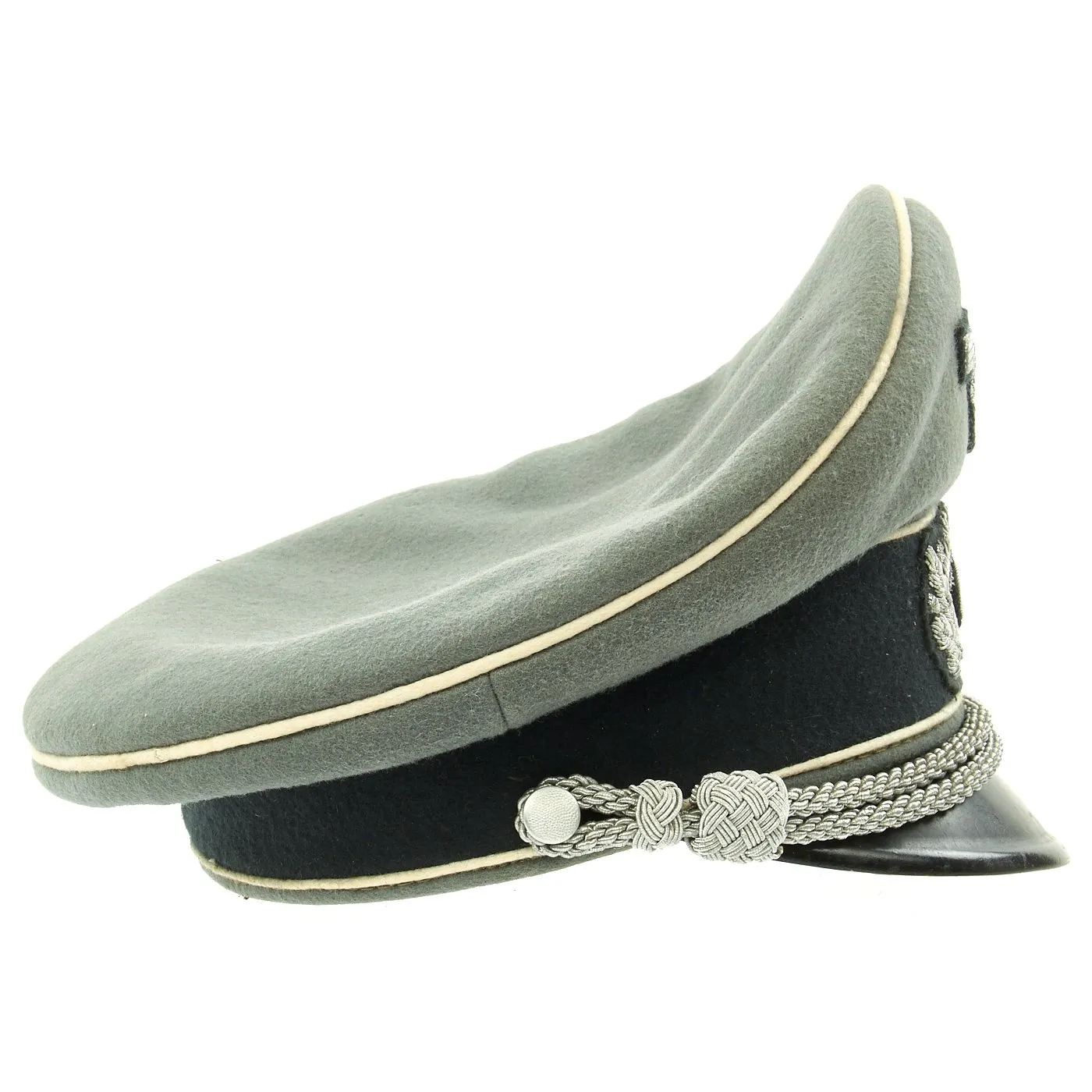 Original German WWII Army Heer Officer Visor Cap by Kassel