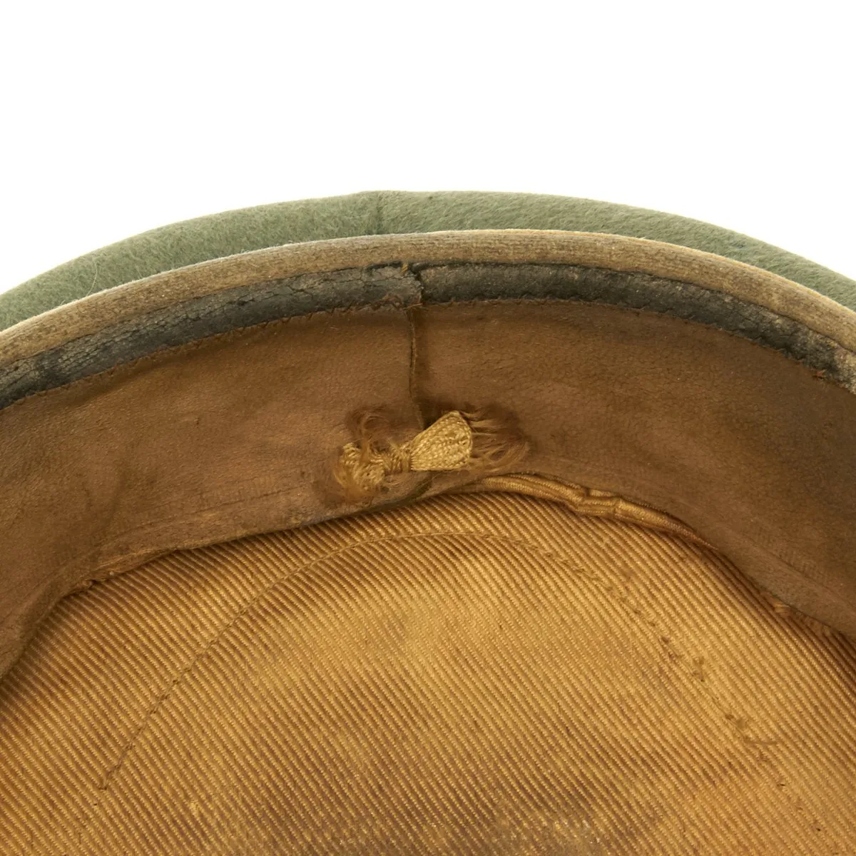 Original German WWII Army Heer Officer Visor Cap - Maker Marked