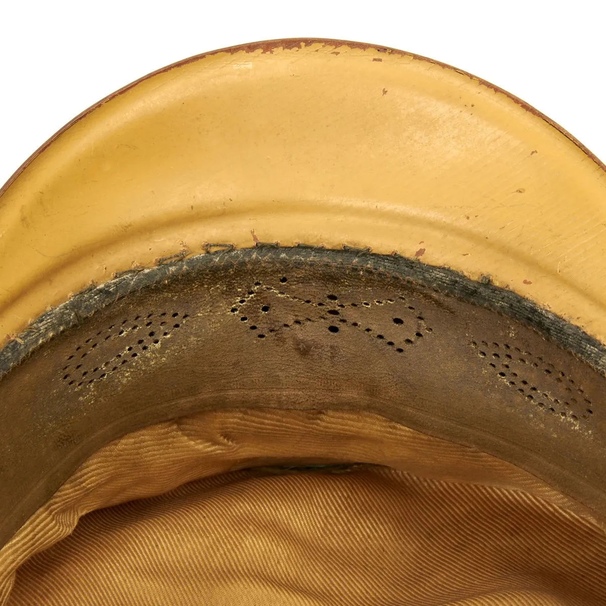 Original German WWII Army Heer Officer Visor Cap - Maker Marked