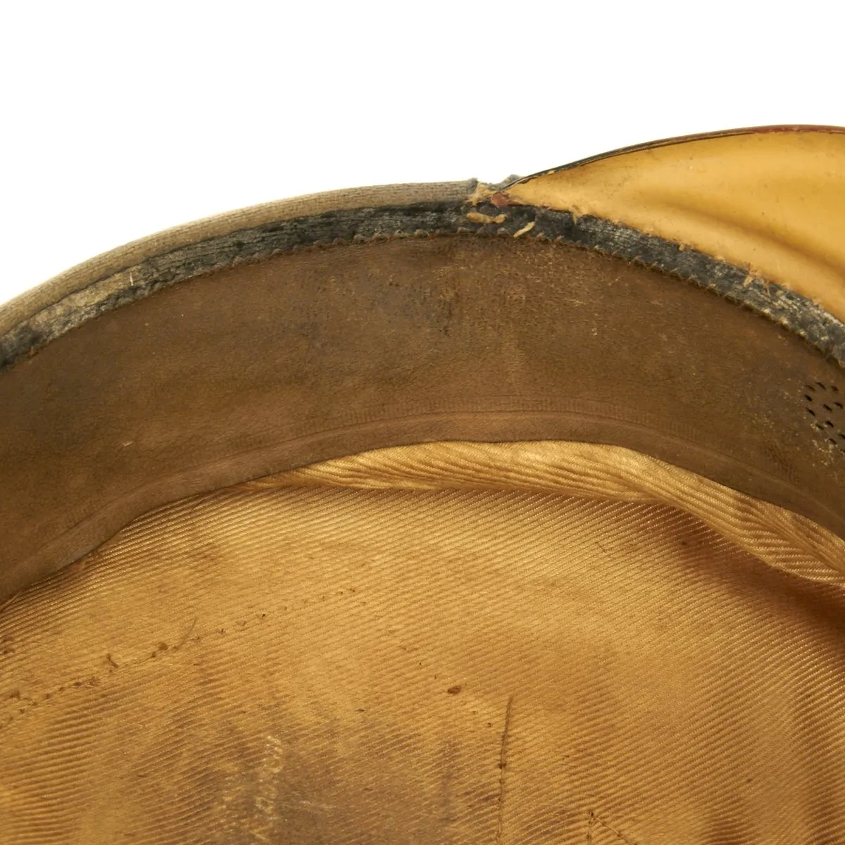 Original German WWII Army Heer Officer Visor Cap - Maker Marked