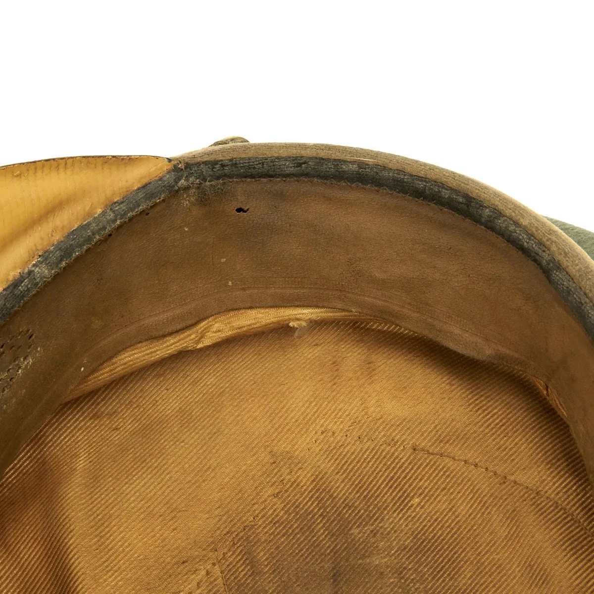 Original German WWII Army Heer Officer Visor Cap - Maker Marked