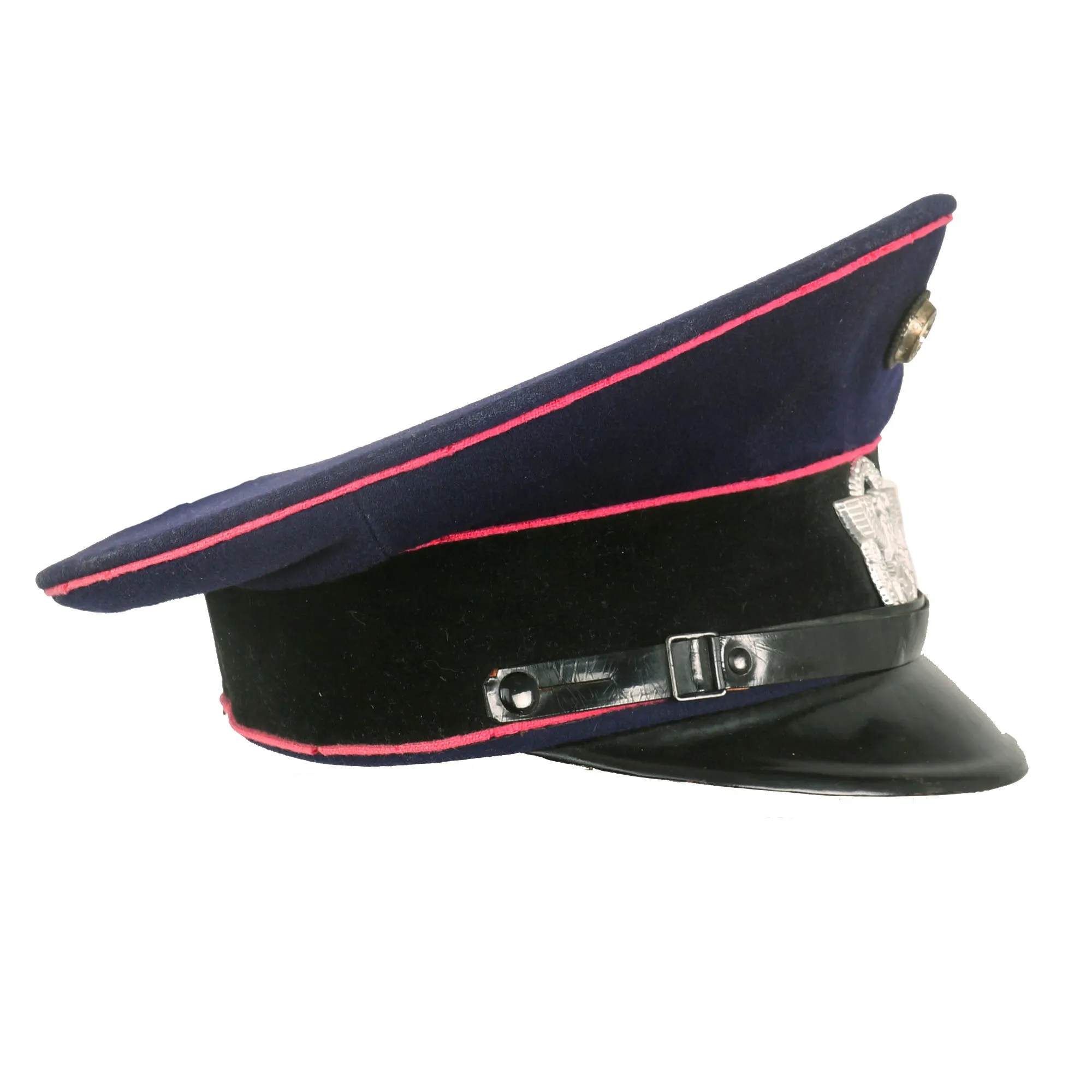 Original German WWII Feuerschutzpolizei Fire Protection Police Wachtmeister NCO's M36 Uniform Tunic and Named 57cm Visor Cap
