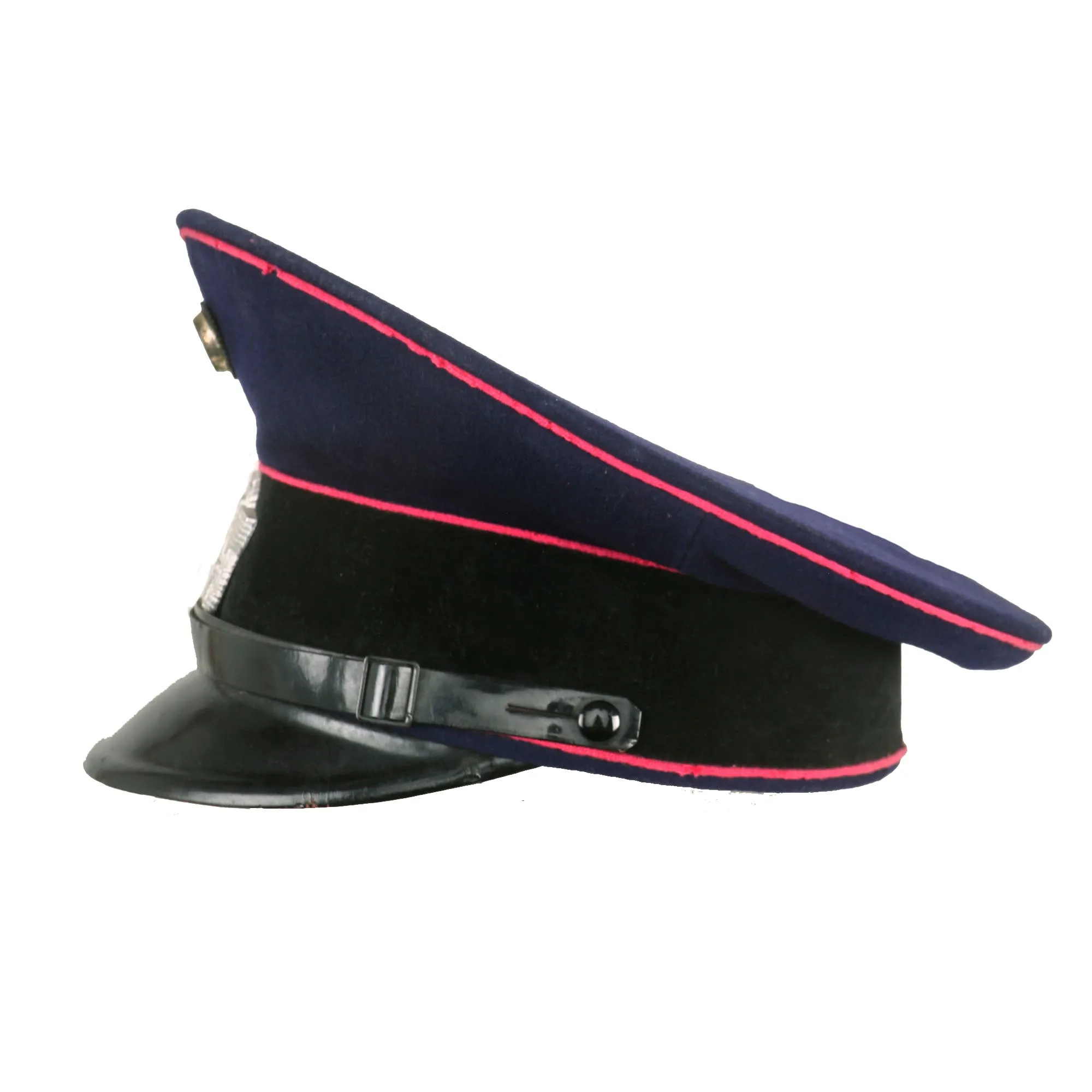 Original German WWII Feuerschutzpolizei Fire Protection Police Wachtmeister NCO's M36 Uniform Tunic and Named 57cm Visor Cap
