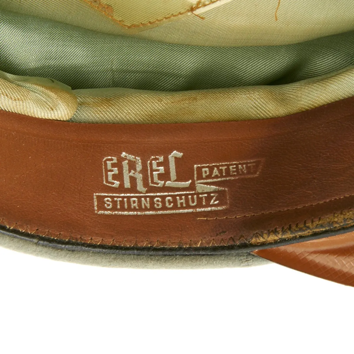 Original German WWII Gebirgsjäger Mountain Troop Officer Visor Cap by EREL (Double Marked)