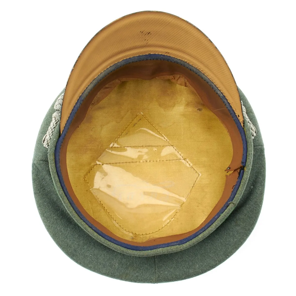 Original German WWII Gebirgsjäger Mountain Troop Officer Visor Cap by LUXUS
