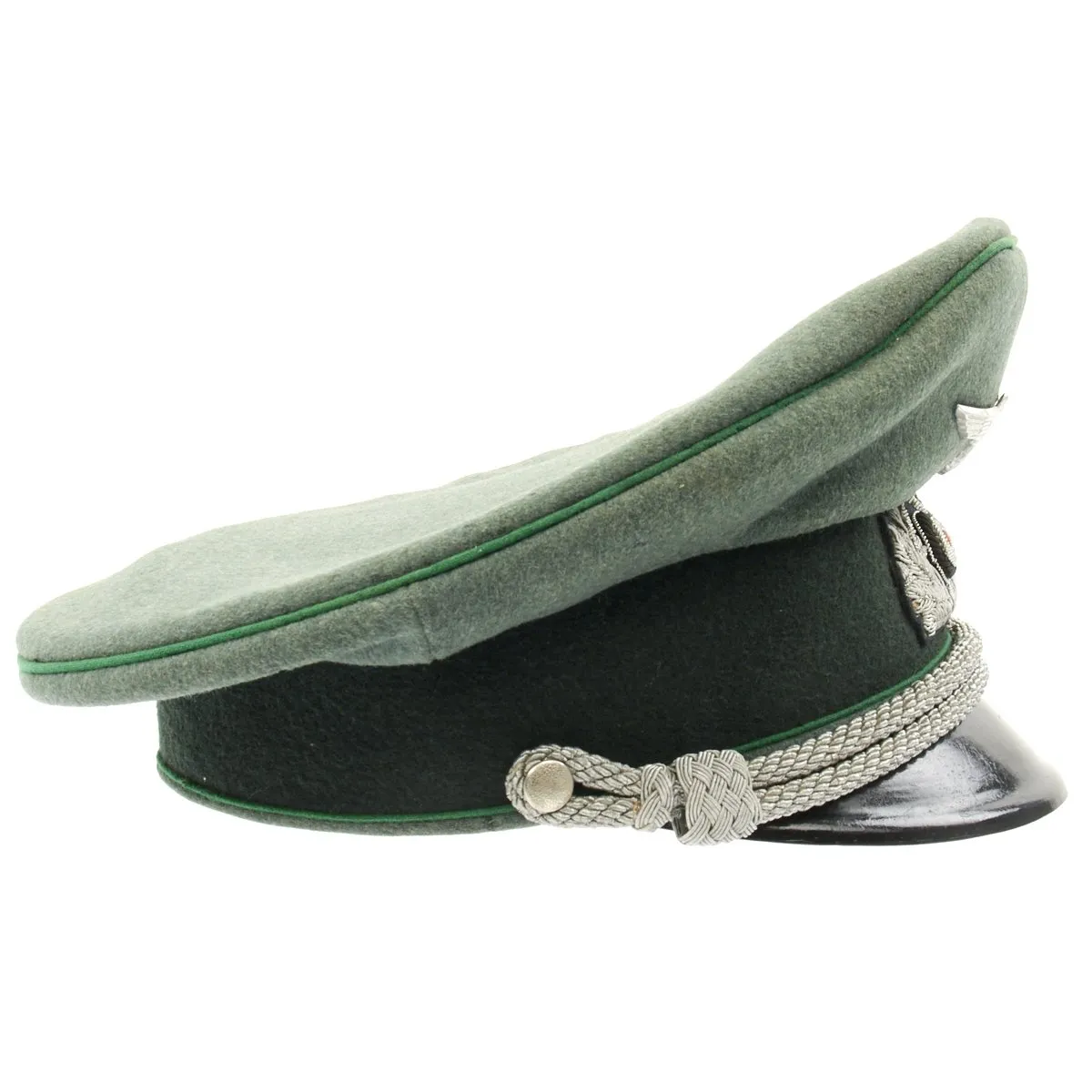 Original German WWII Gebirgsjäger Mountain Troop Officer Visor Cap by LUXUS