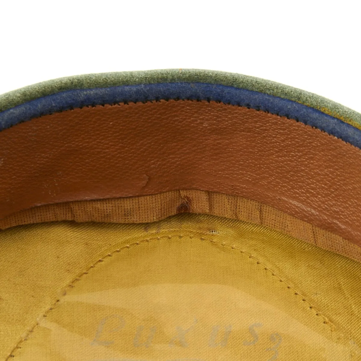 Original German WWII Gebirgsjäger Mountain Troop Officer Visor Cap by LUXUS