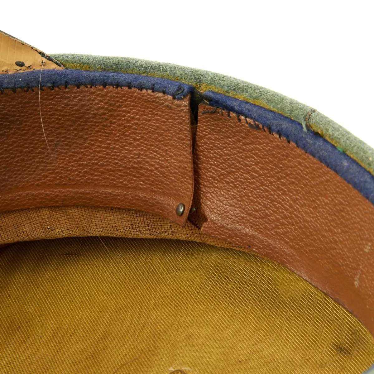 Original German WWII Gebirgsjäger Mountain Troop Officer Visor Cap by LUXUS