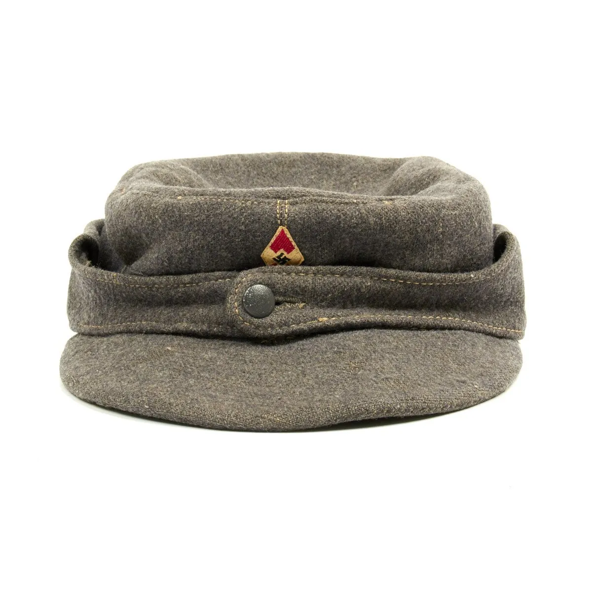 Original German WWII HJ Flak Helper Cap - Dated 1944