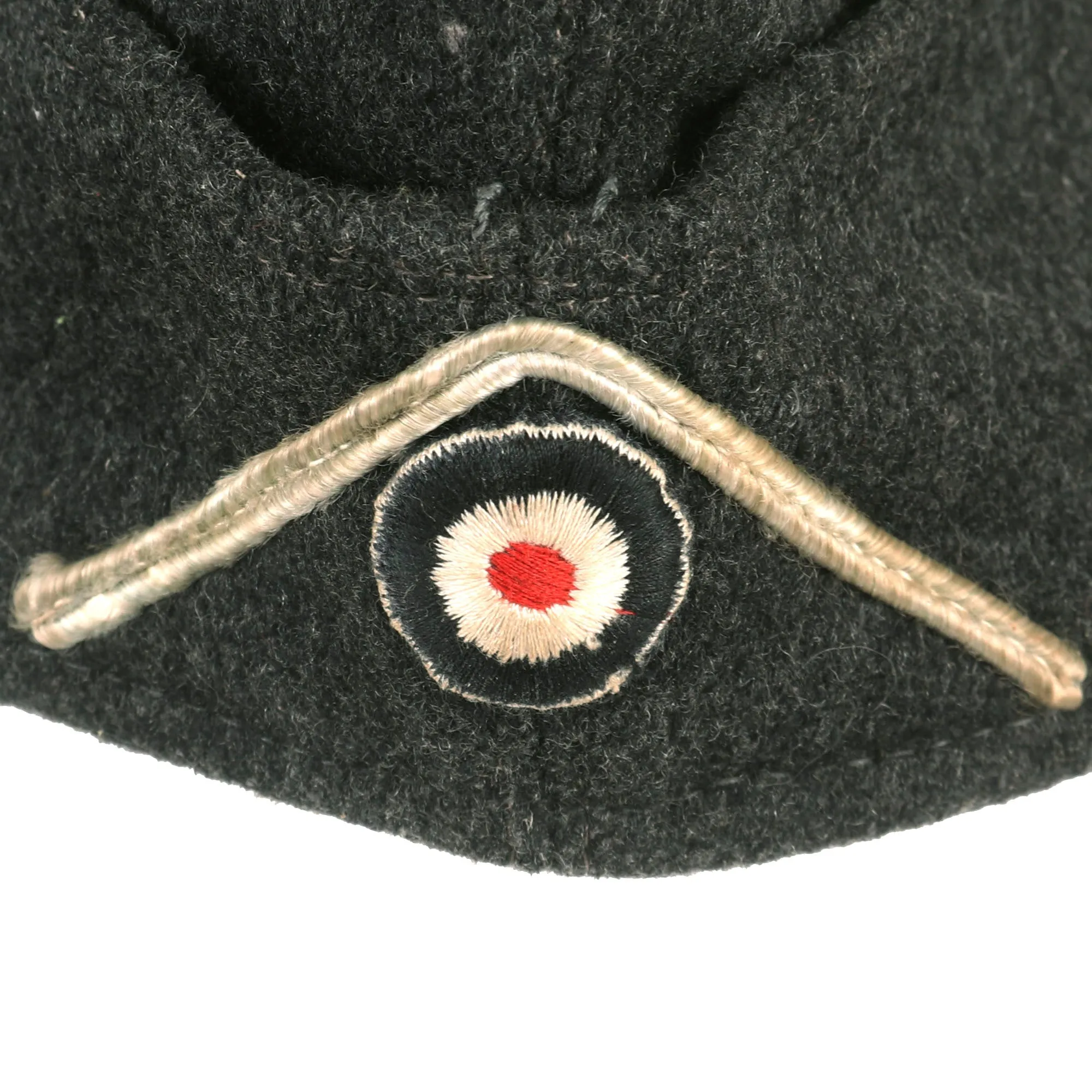 Original German WWII Red Cross DRK EM/NCO M38 Overseas Cap - Size 54 - Deutsches Rotes Kreuz
