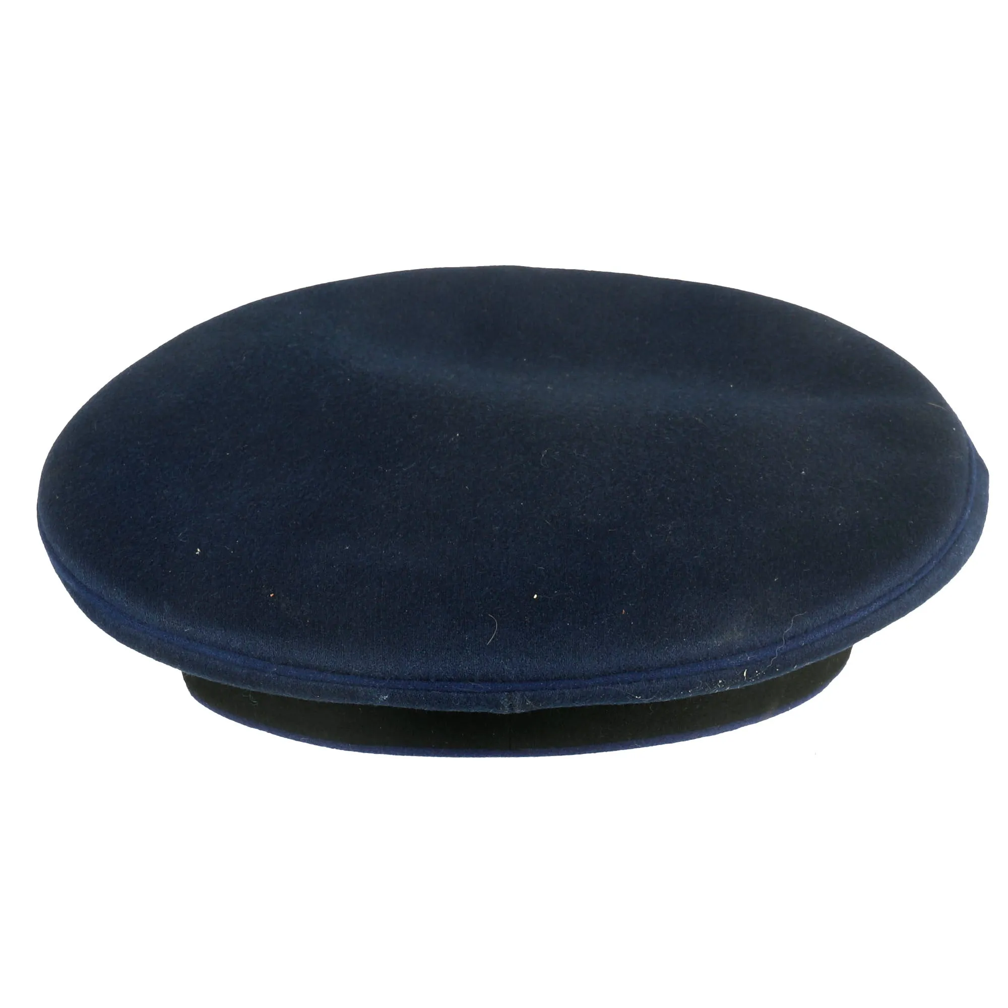 Original Imperial German WWI Principality of Lippe Dark Blue Technical Troops Officer Visor Cap by H. Denecke - SIZE: 55 ¼
