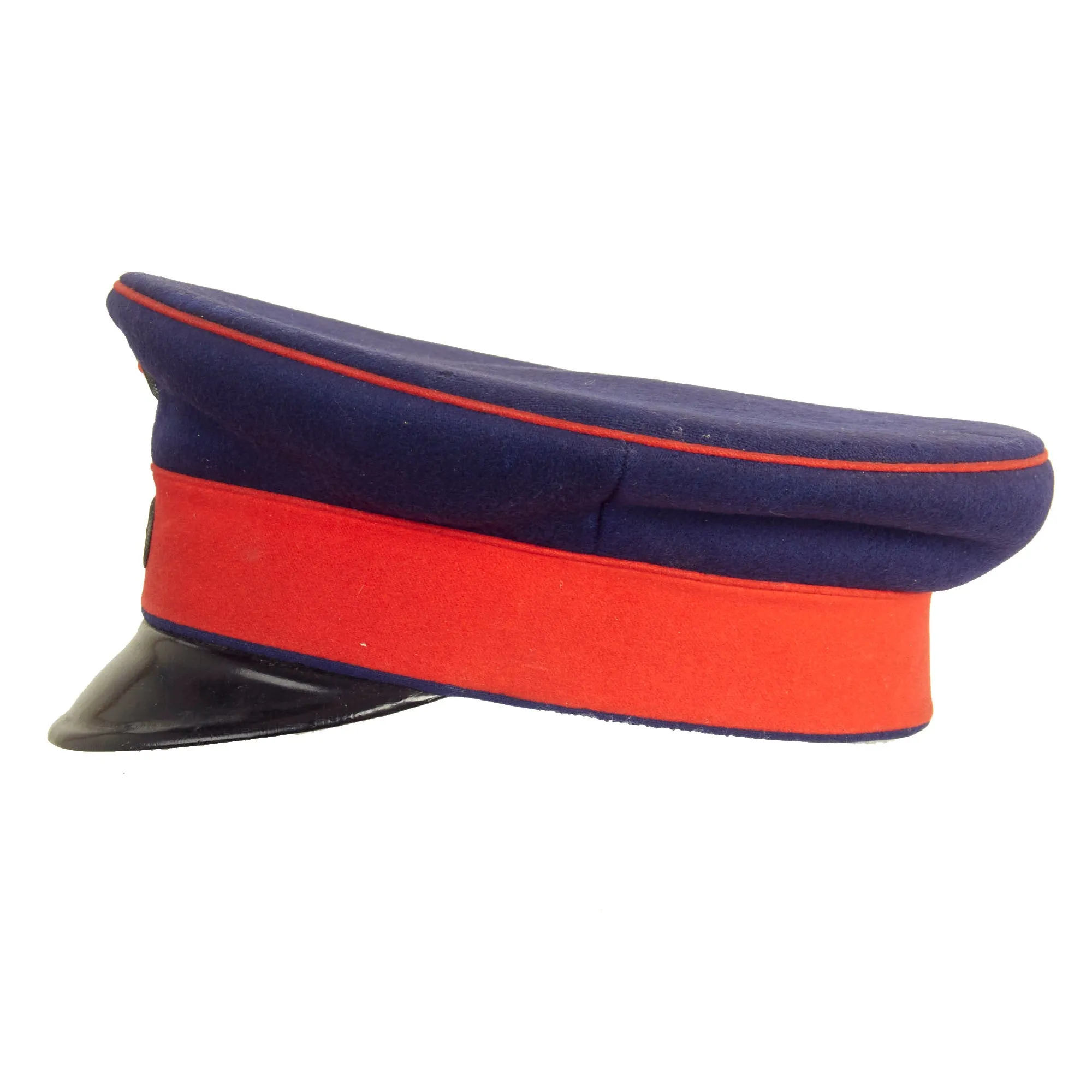 Original Imperial German WWI Prussian Dark Blue Infantry EM/NCO Visor Cap by Joseph Knapp