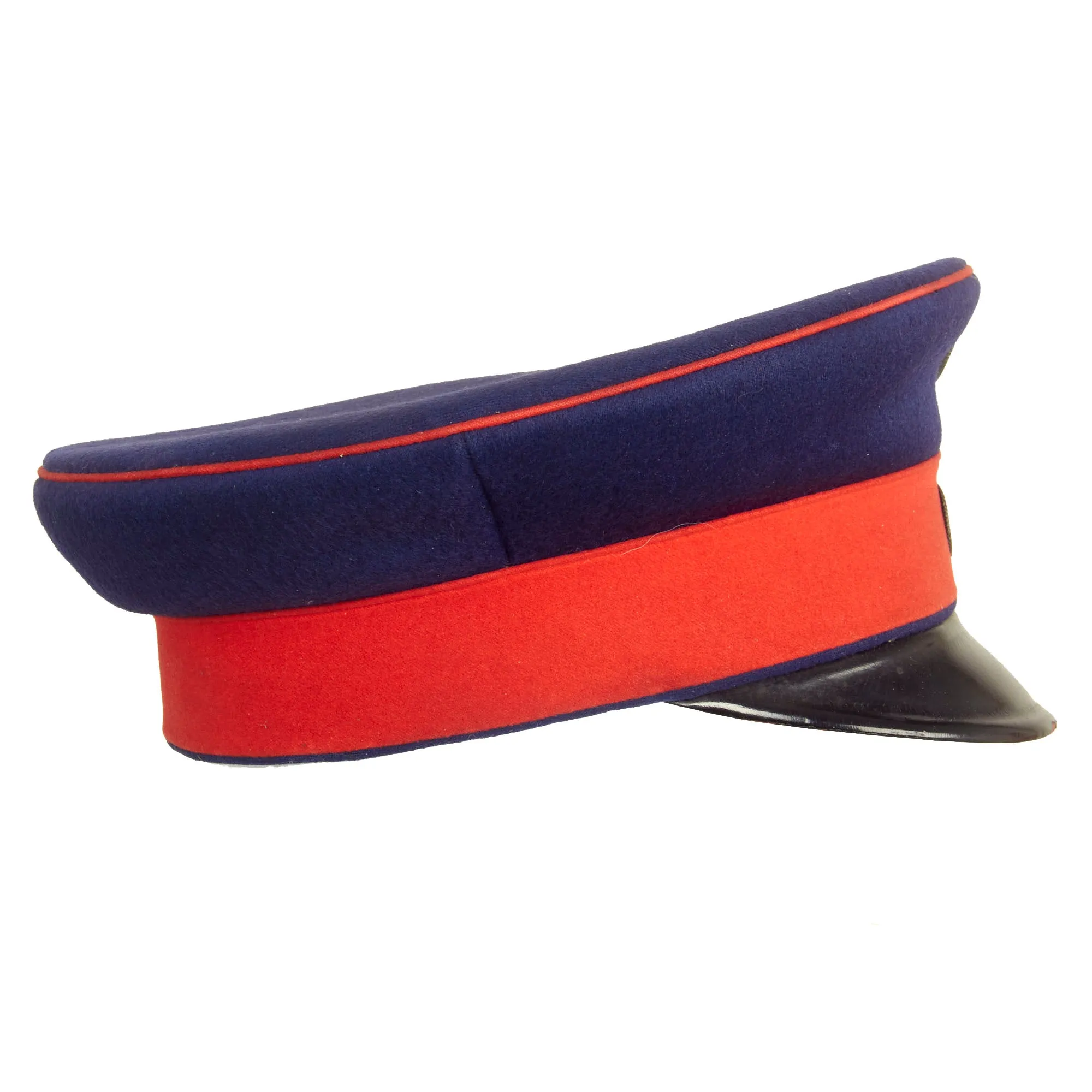 Original Imperial German WWI Prussian Dark Blue Infantry EM/NCO Visor Cap by Joseph Knapp
