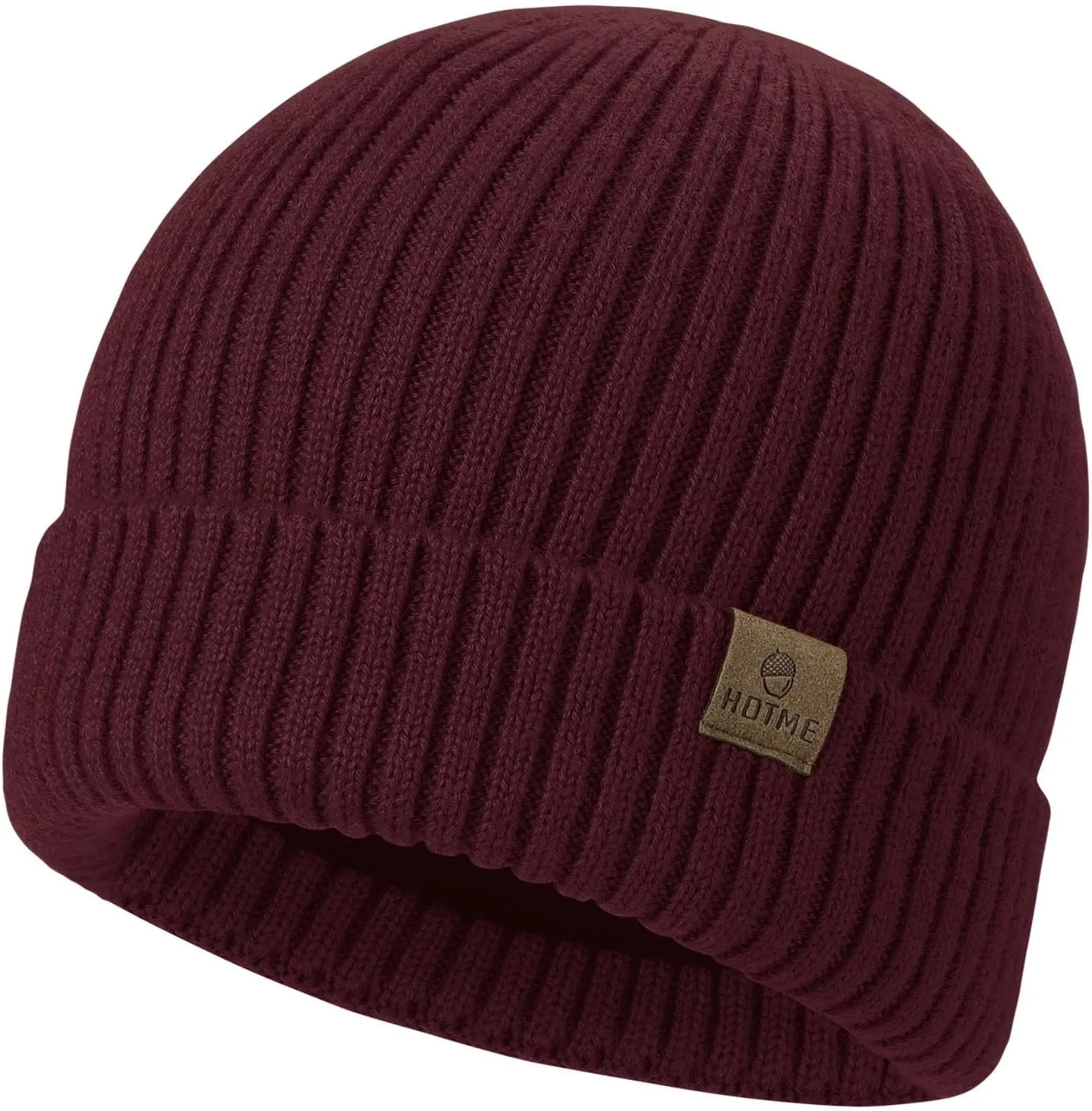 Oversized XXL Beanie Hat for Men Women, Large Winter Stocking Caps for Big Heads, Warm Fleece Lined Stretchy Wool Hat