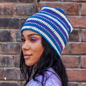 Patons Laura's Striped Crochet Hat