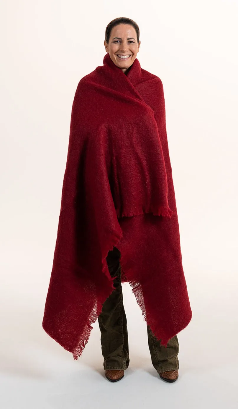 Pinot Noir Mohair Throw