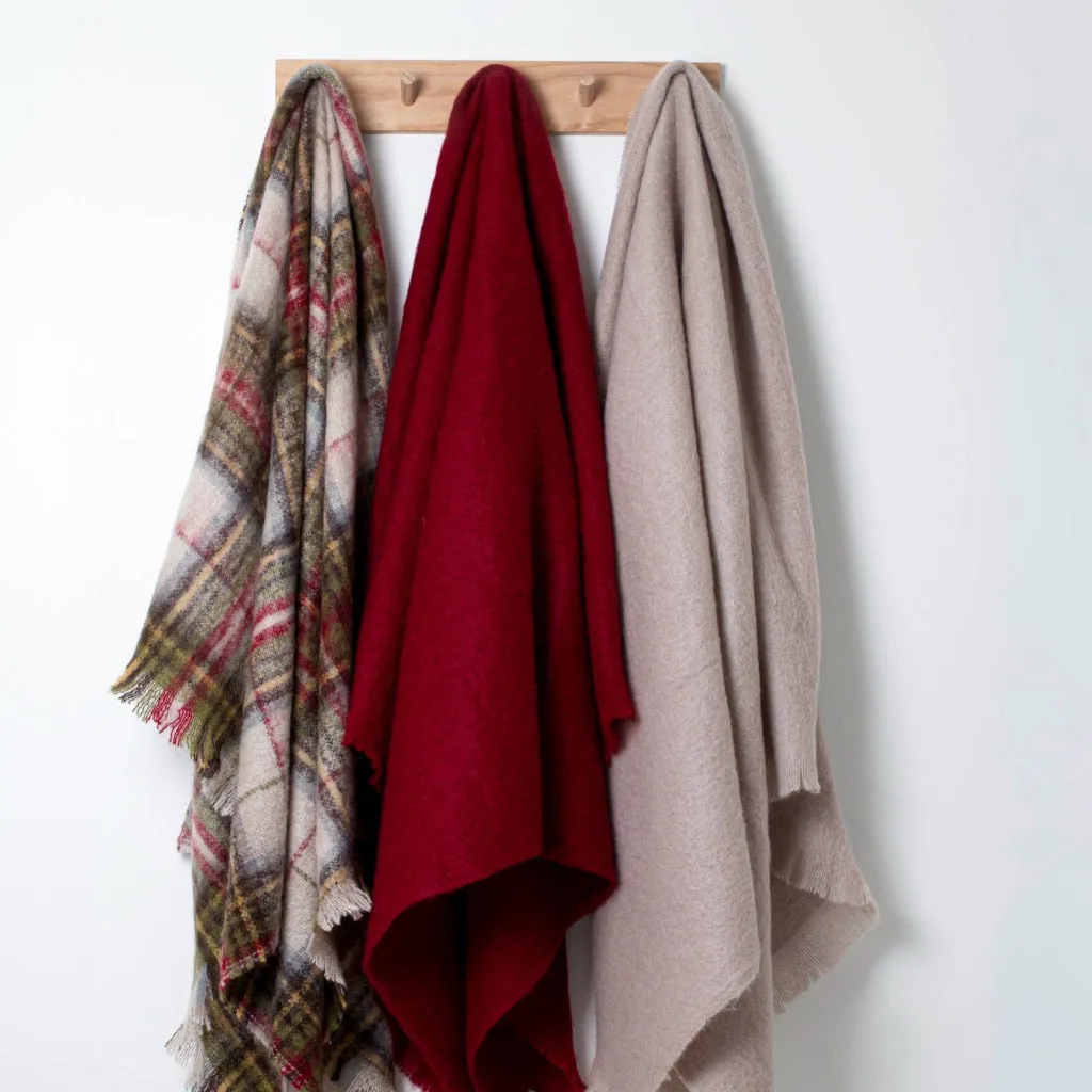 Pinot Noir Mohair Throw