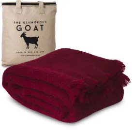 Pinot Noir Mohair Throw