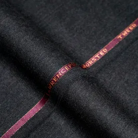 Plain Brownish Grey , Wool Rich, Worsted Tweed Blazer Fabric