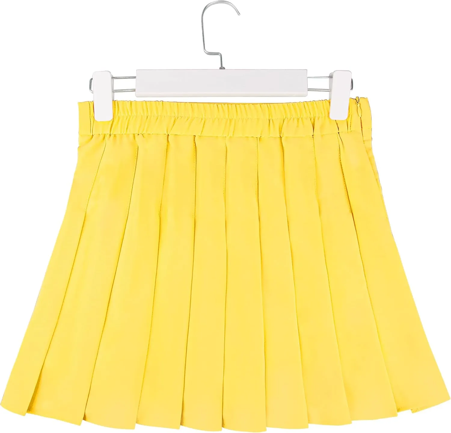 Pleated Skirt for Women Skater Skirt with Shorts Elastic Waist Plus Size Tennis Skirts