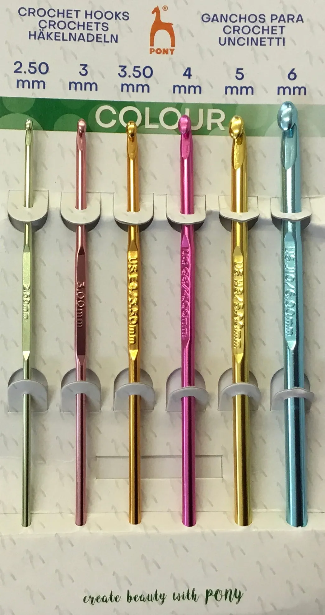 Pony Crochet Hook Set