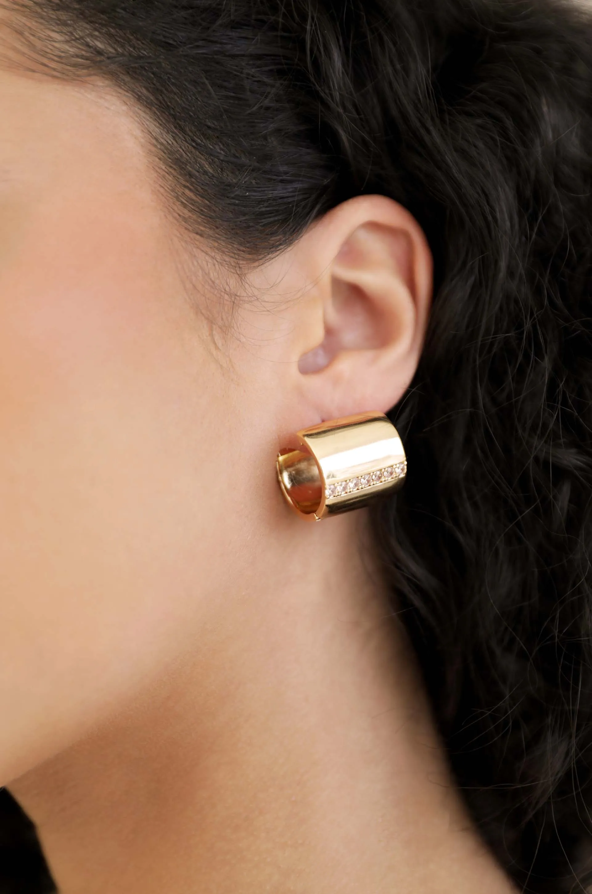 Rolled Up Stud Earrings