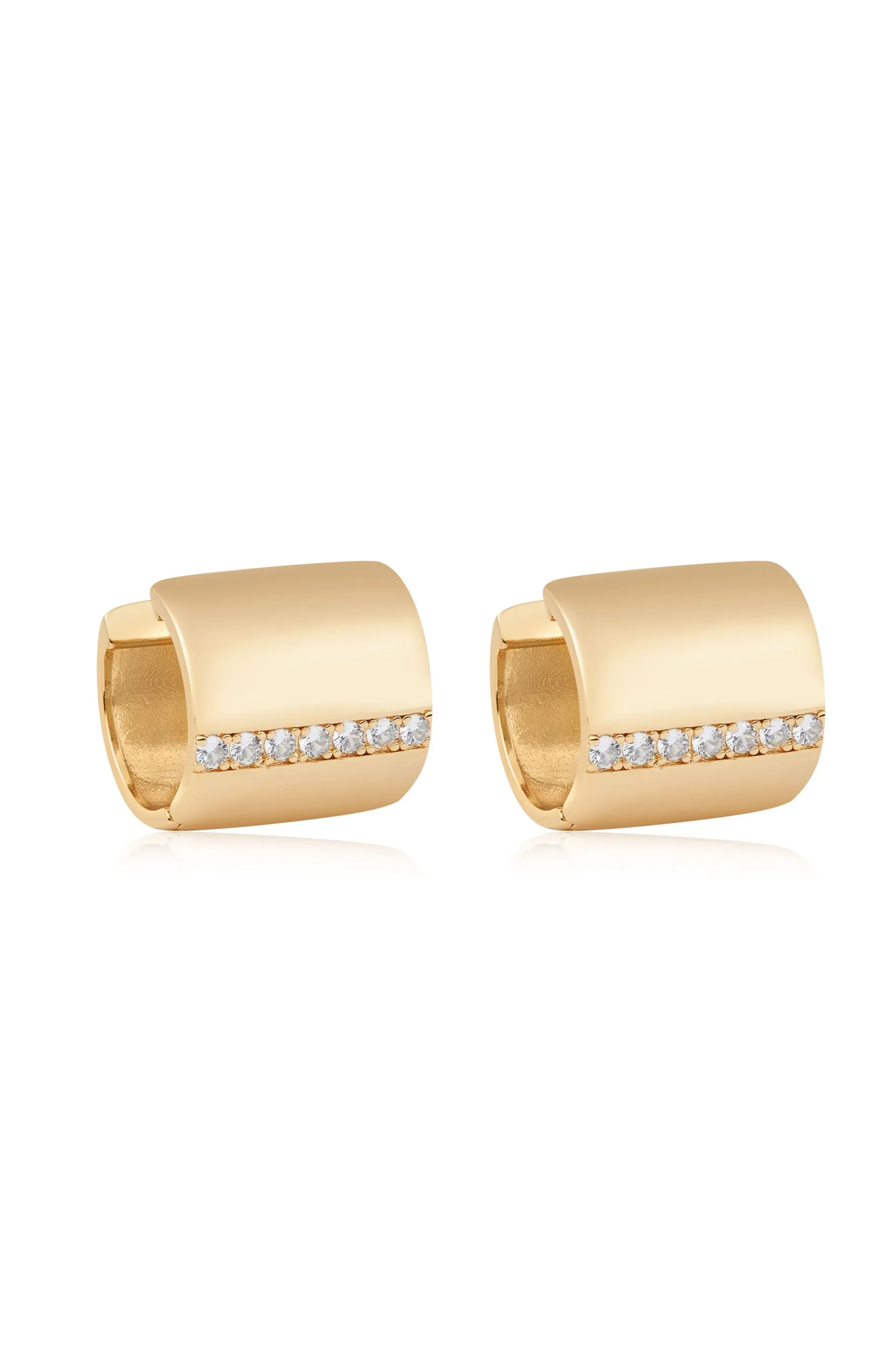 Rolled Up Stud Earrings