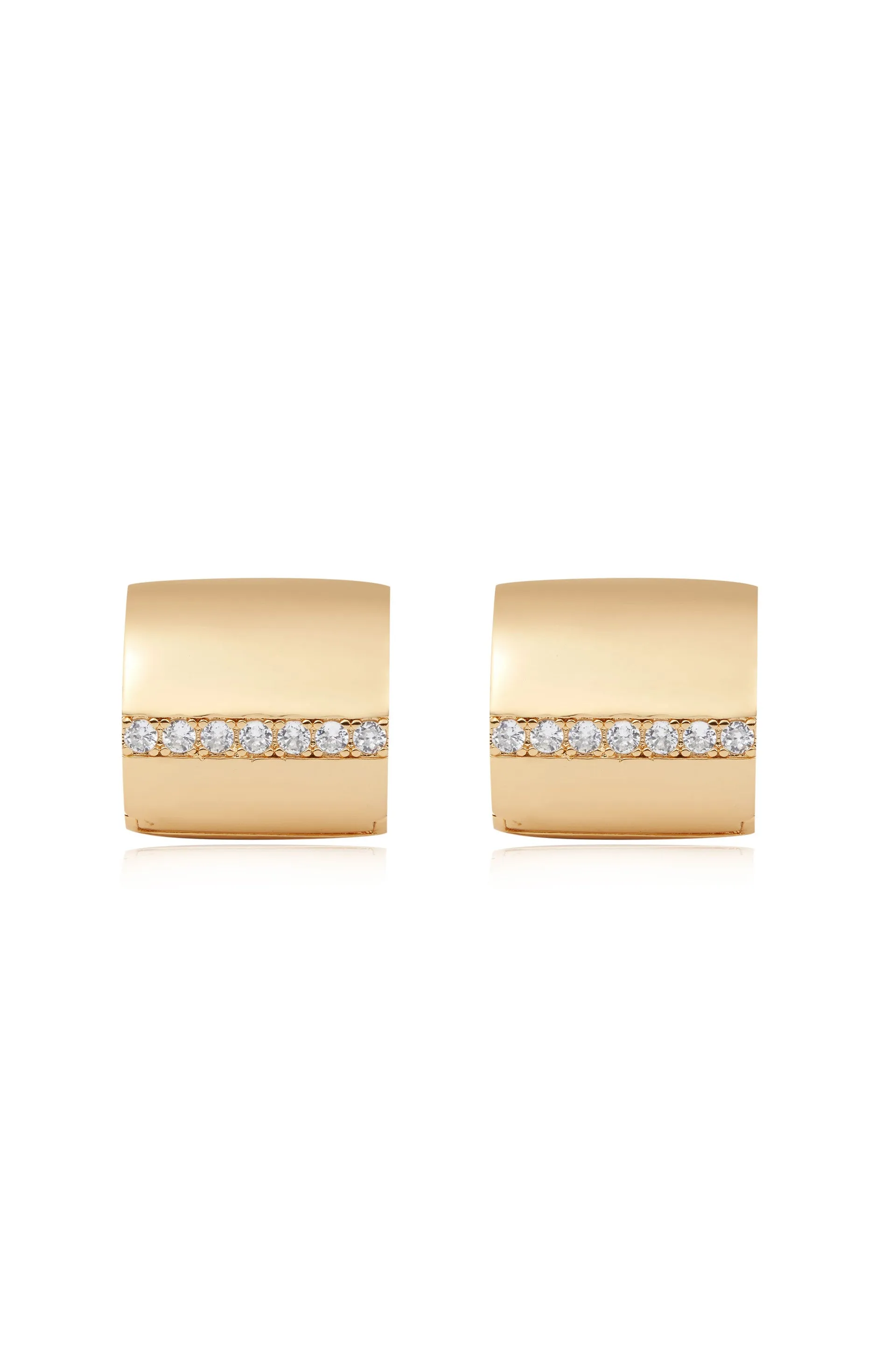 Rolled Up Stud Earrings