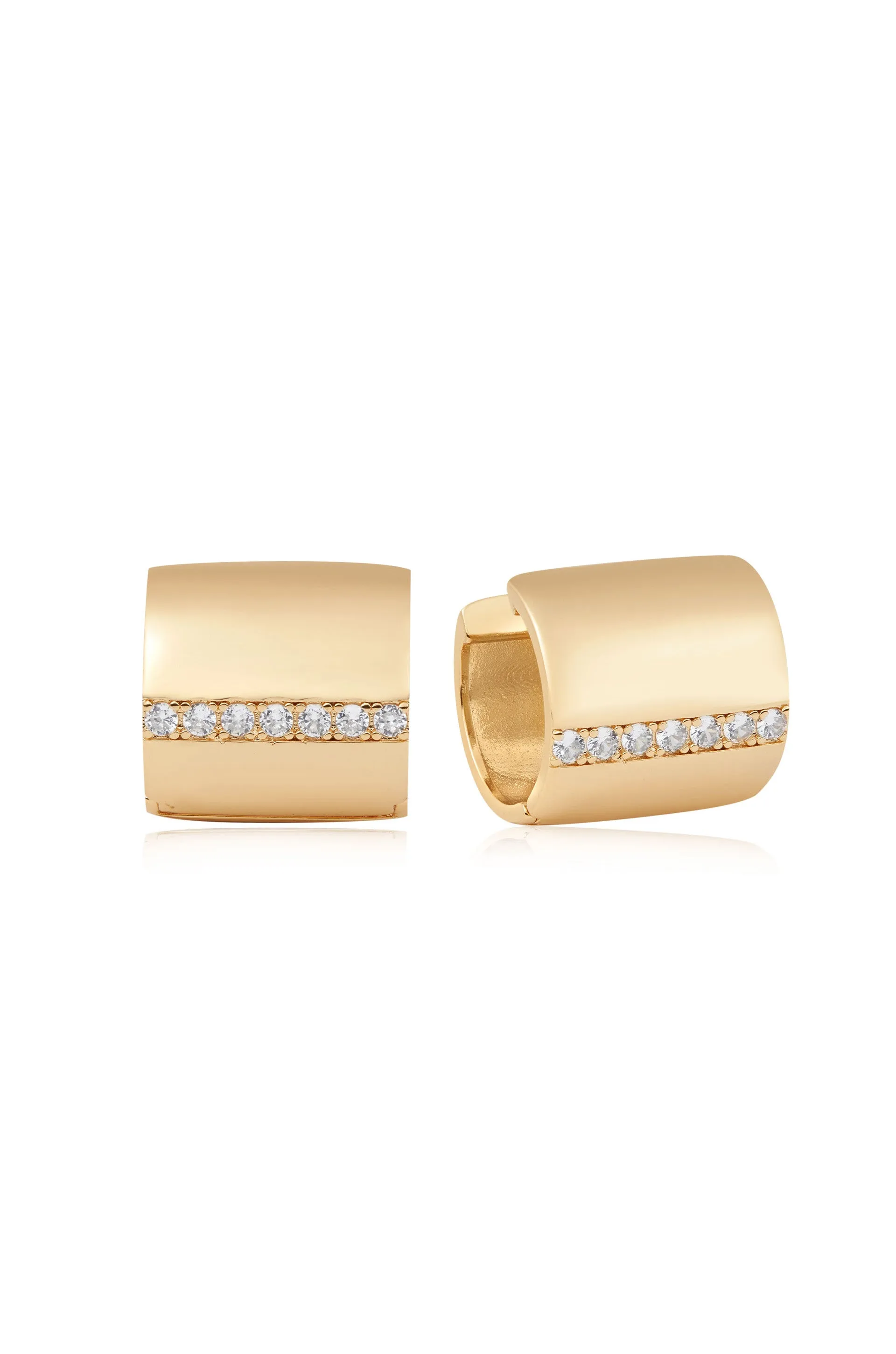 Rolled Up Stud Earrings