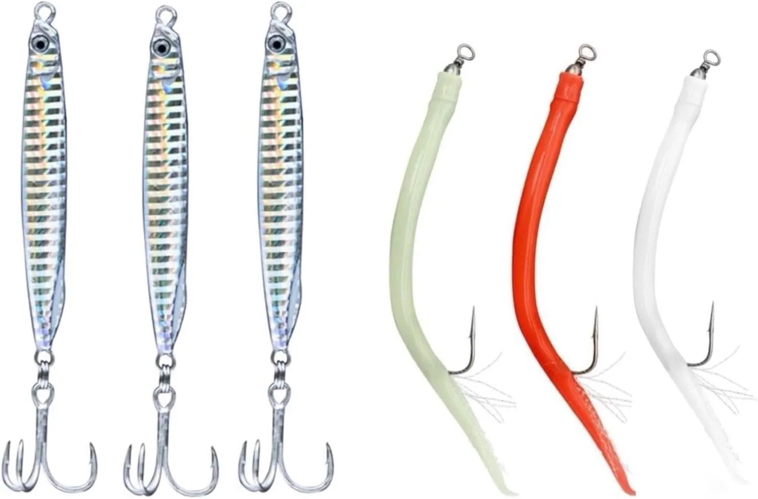 Saltwater Fishing Lures Fishing Jigs Fishing Spoons for Bluefish, Striped bass, Mackerel East Coast