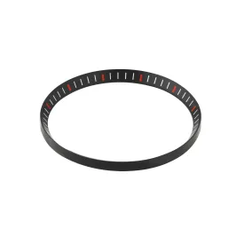 SKX007/SRPD Chapter Ring: Matte Black Finish with Red Markers