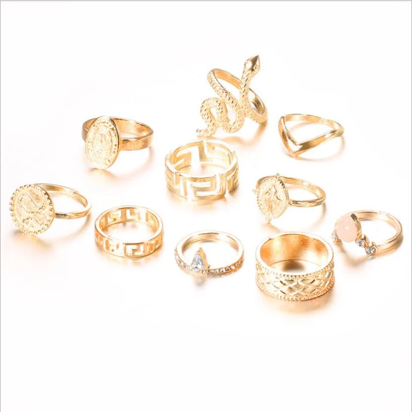 Snake Charmer Ring Set