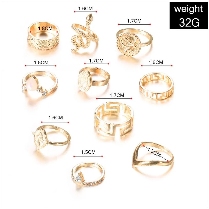 Snake Charmer Ring Set