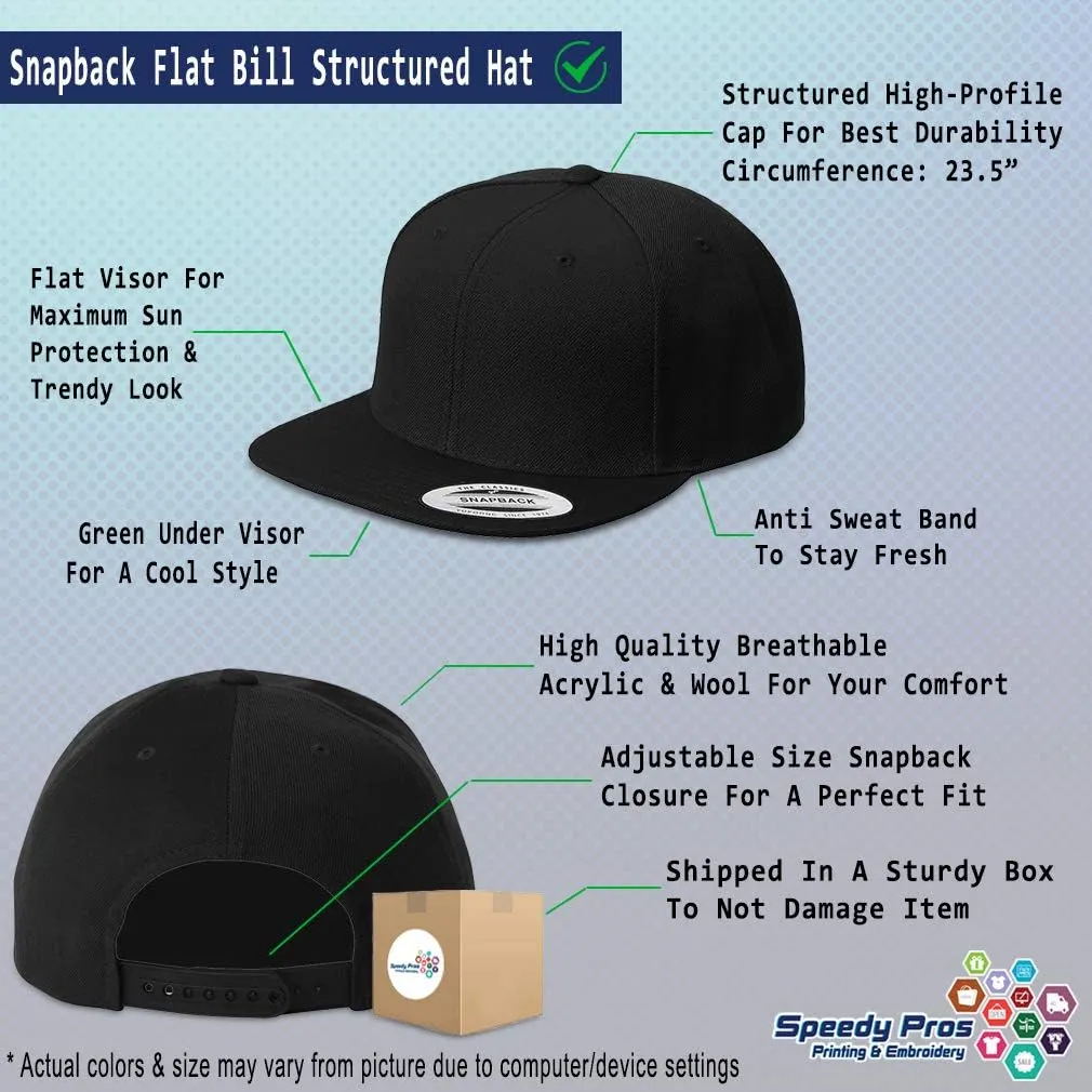Snapback Hat for Men Flat Brim Hats Cross Black Faith Jesus Christ Christian Embroidered Flat Bill Hat