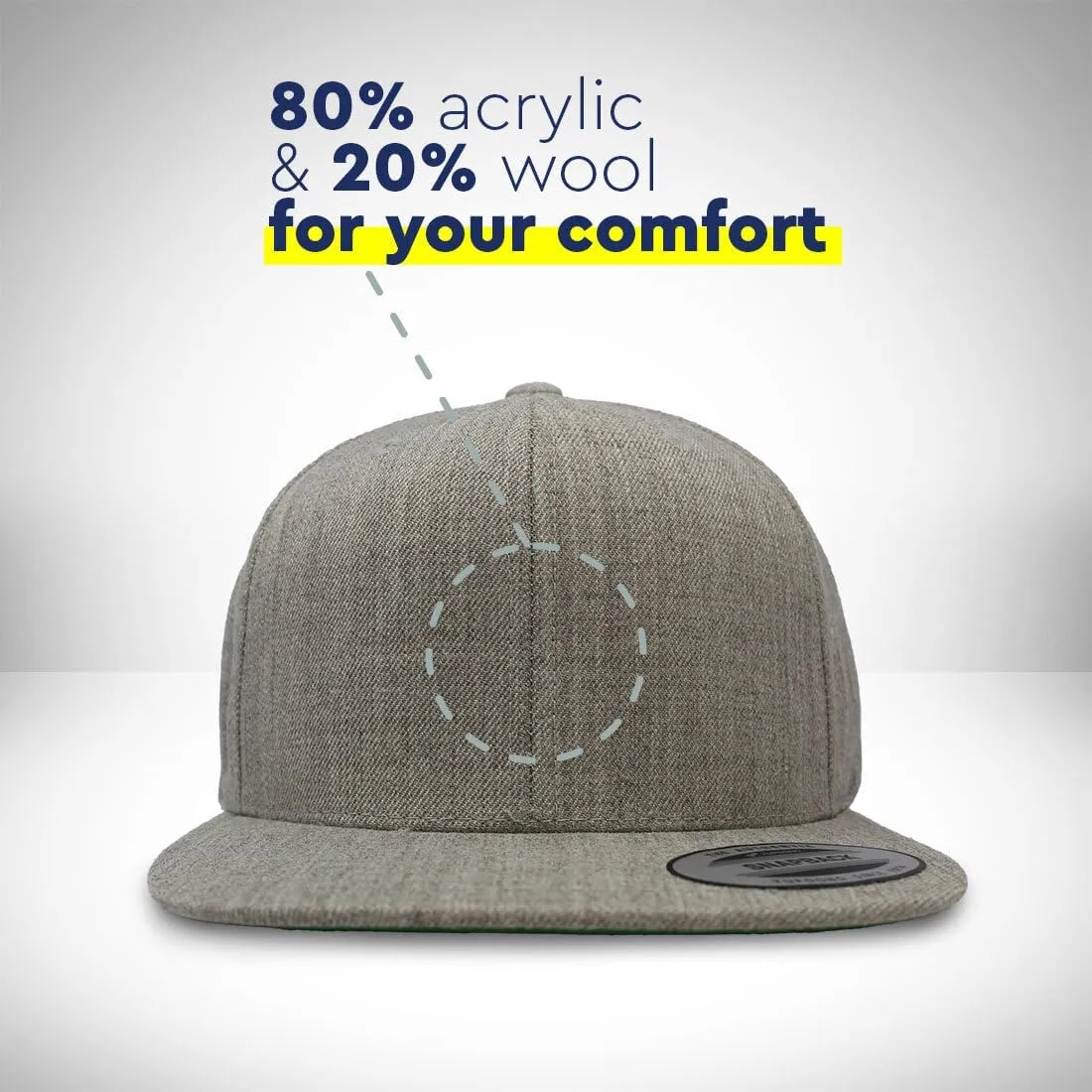 Snapback Hat for Men Flat Brim Hats Yes Daddy Dad Father Papa Pop Pa Embroidered Flat Bill Hat Acrylic
