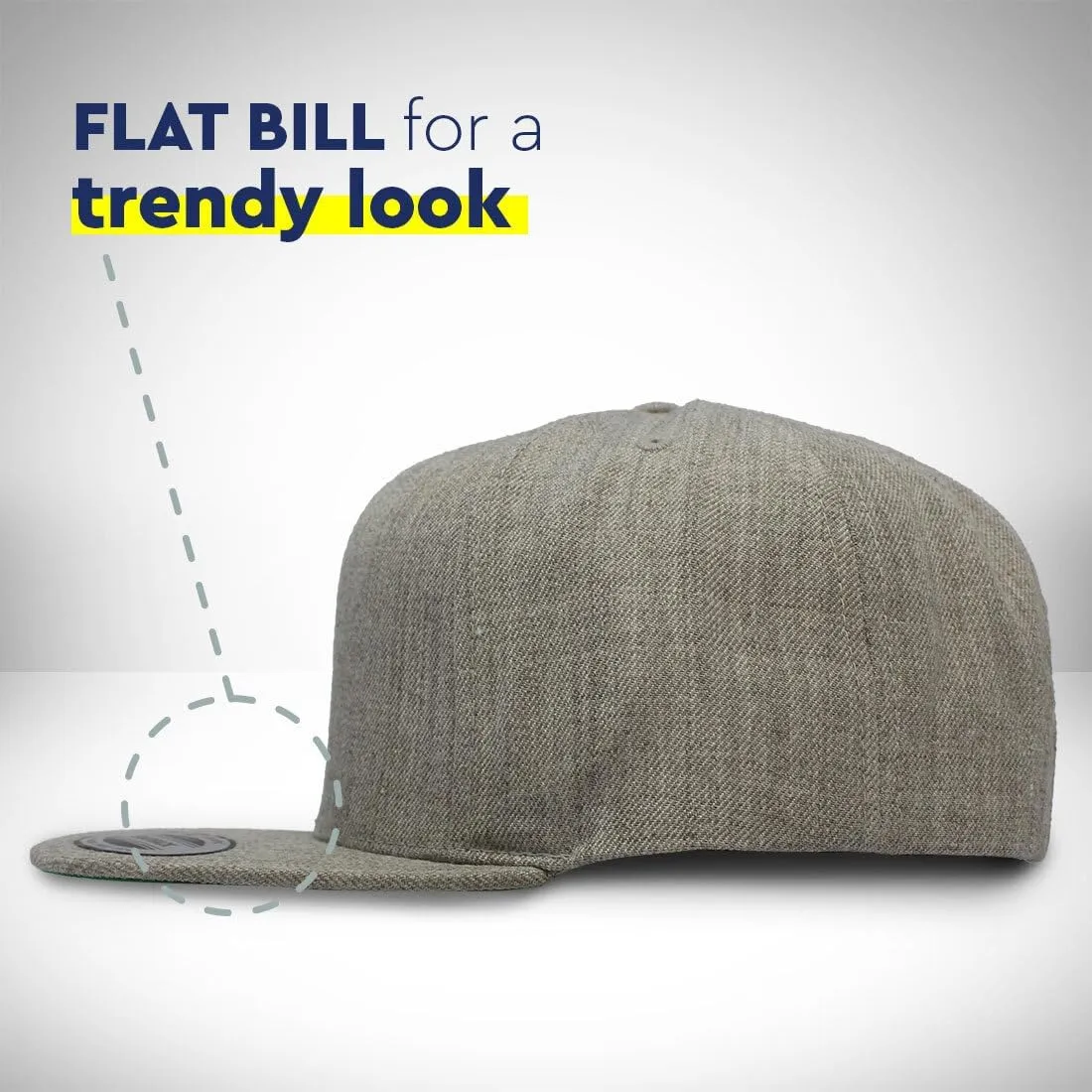 Snapback Hat for Men Flat Brim Hats Yes Daddy Dad Father Papa Pop Pa Embroidered Flat Bill Hat Acrylic