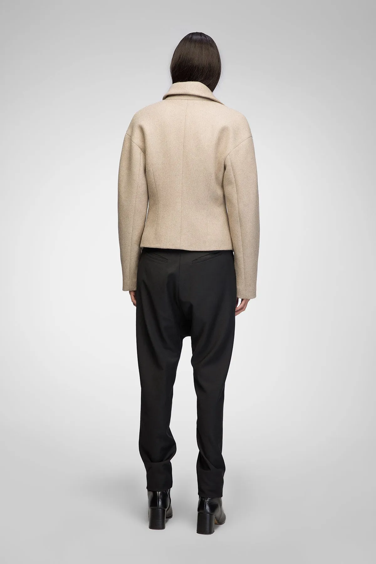 Sofia - Latte Wool Jacket