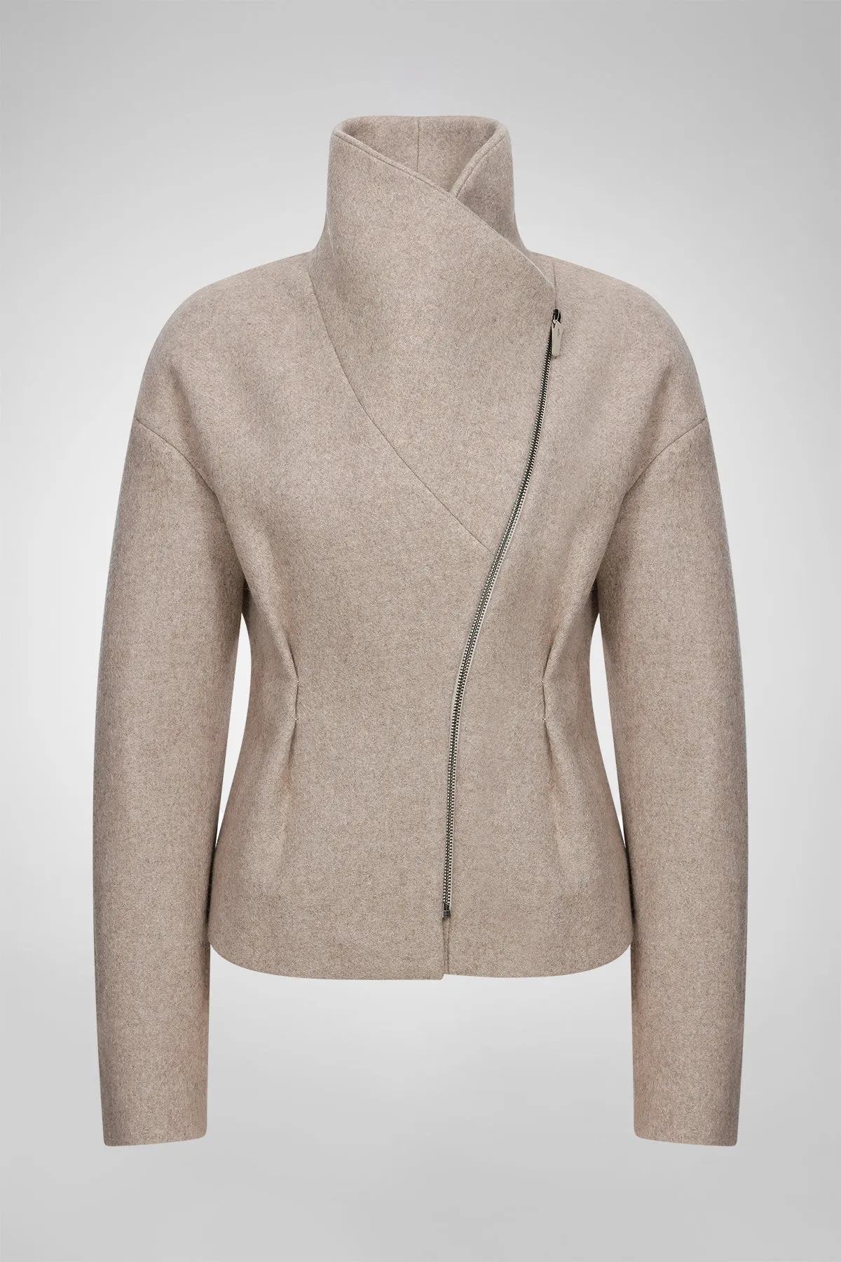 Sofia - Latte Wool Jacket