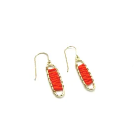 Starlight Dangler - Gold Filled in Orange