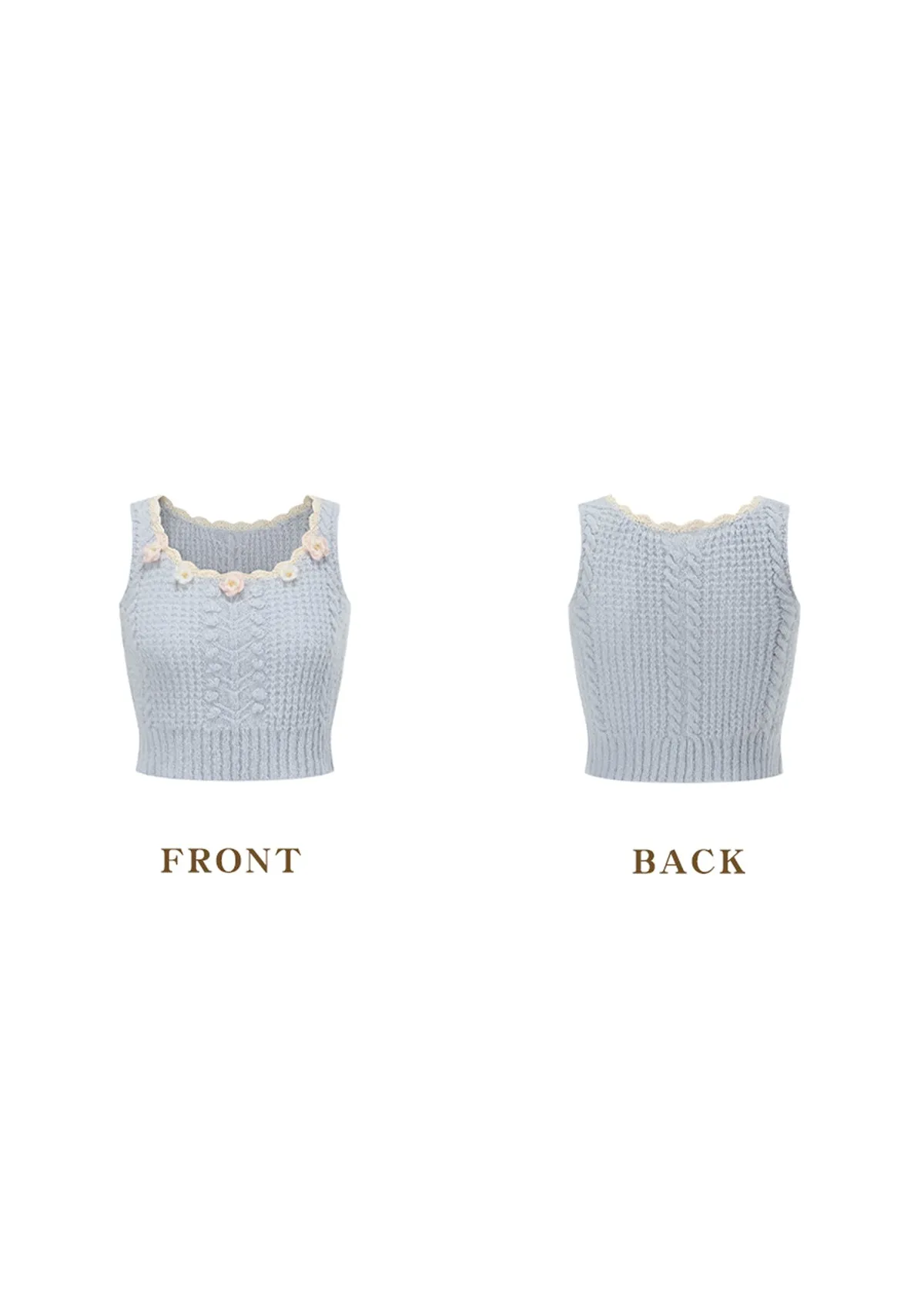 Strawberry Wonderland Knitted Cami