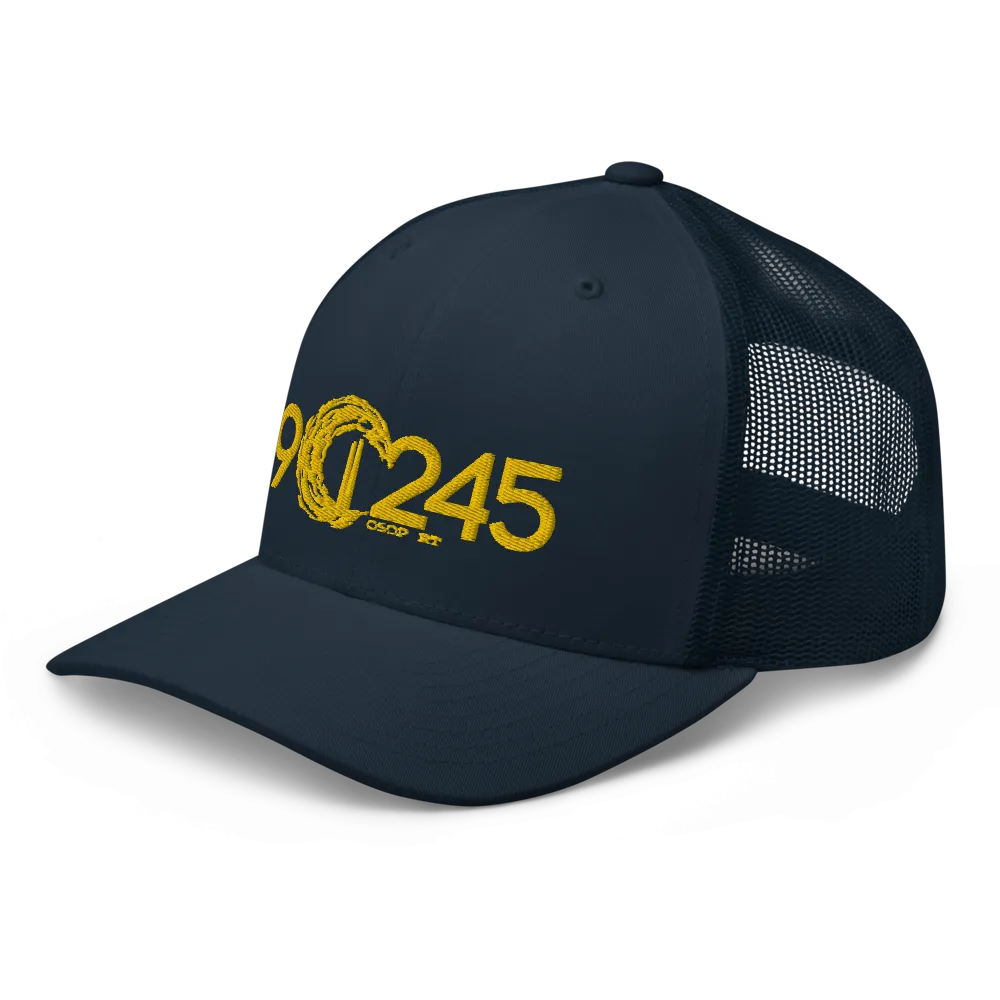 The Code: 90245 Retro Trucker Hat